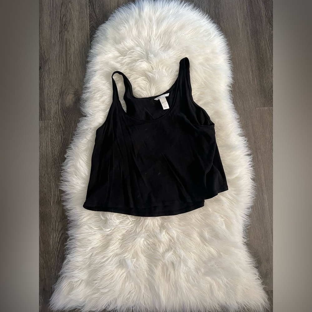 Black tank top